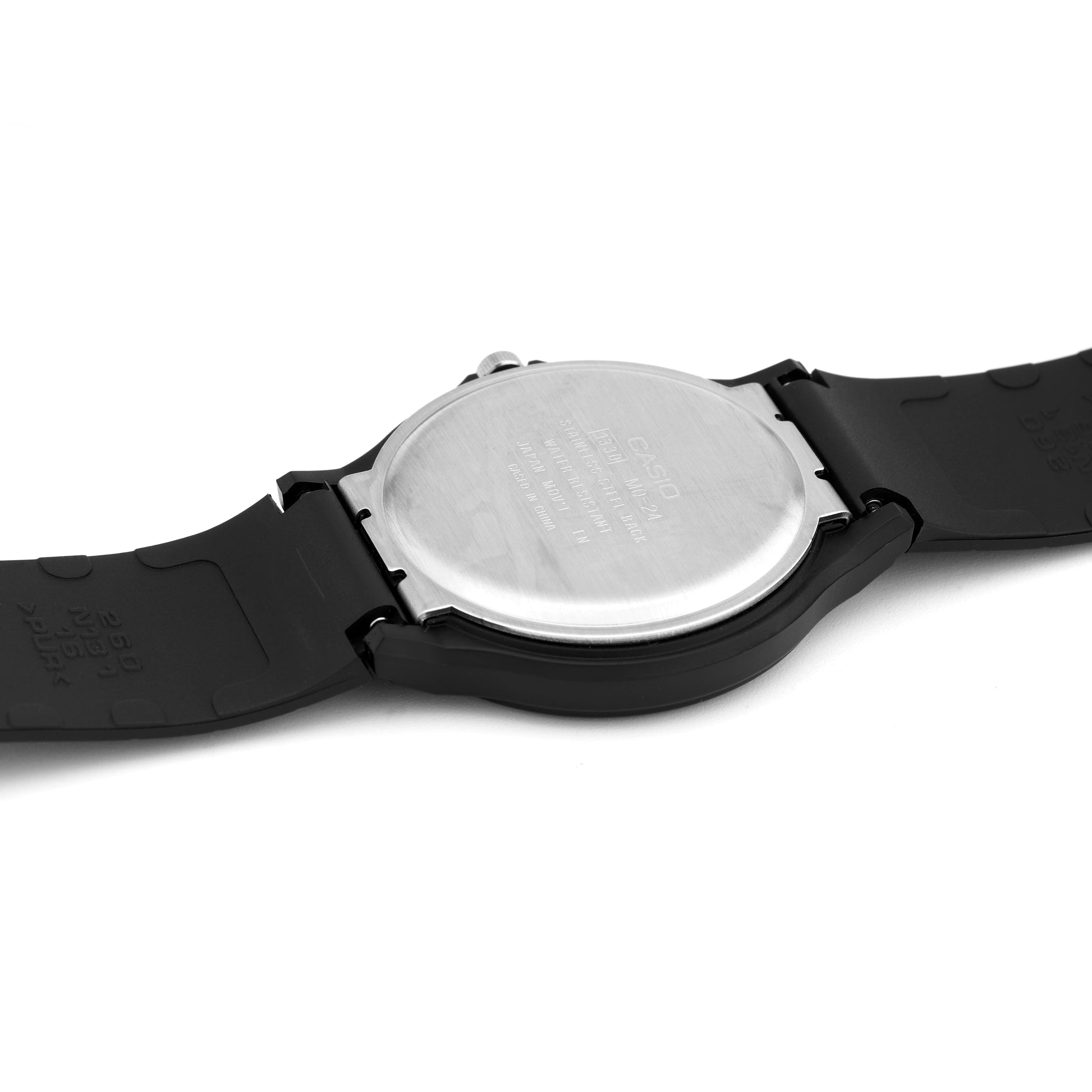 CASIO Quartz Waterproof White DialBlue Strap Mens WhiteBlue Analog MQ-24-9E