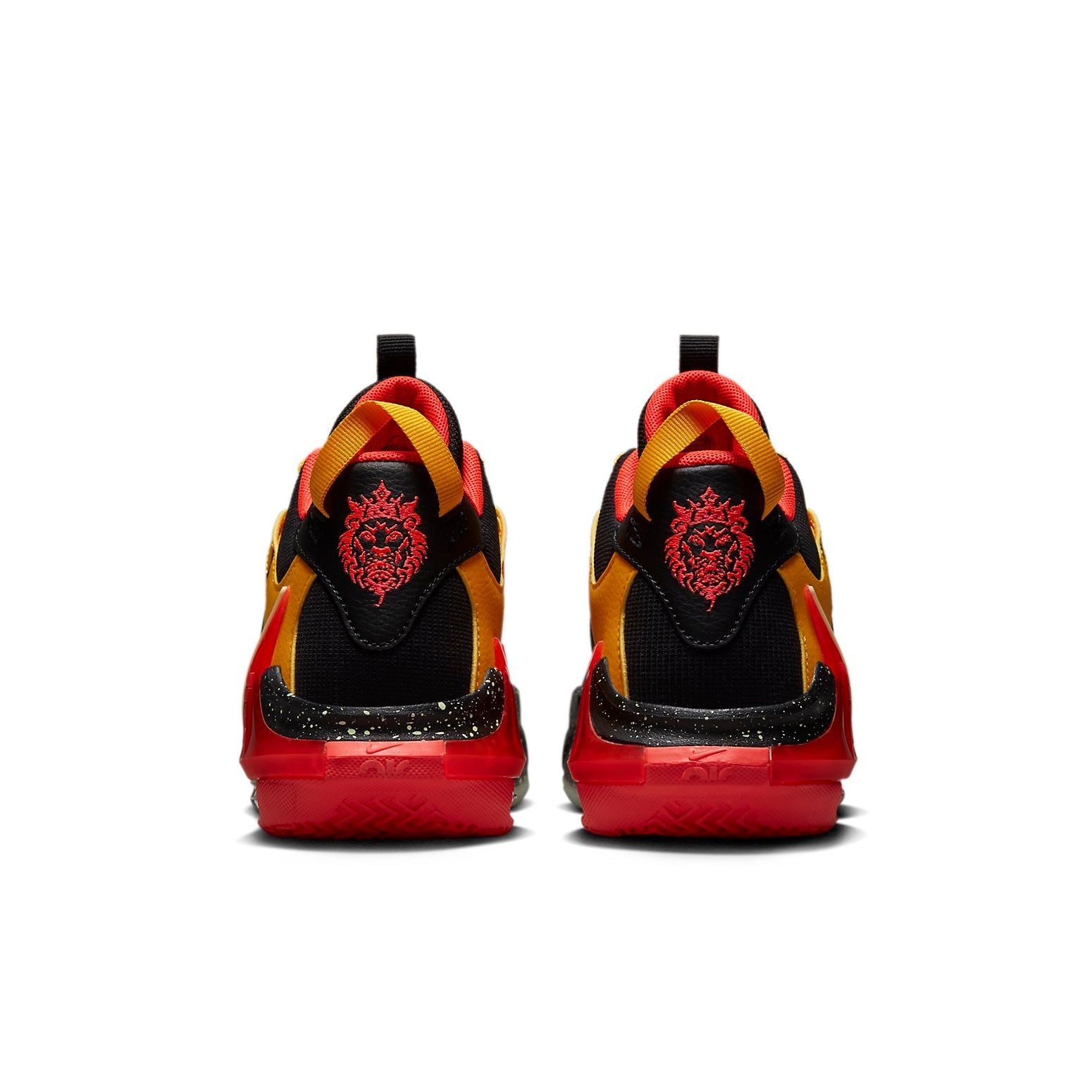 (GS) Nike LeBron Witness 7 'Black Bright Crimson Speckled' DQ8650-001
