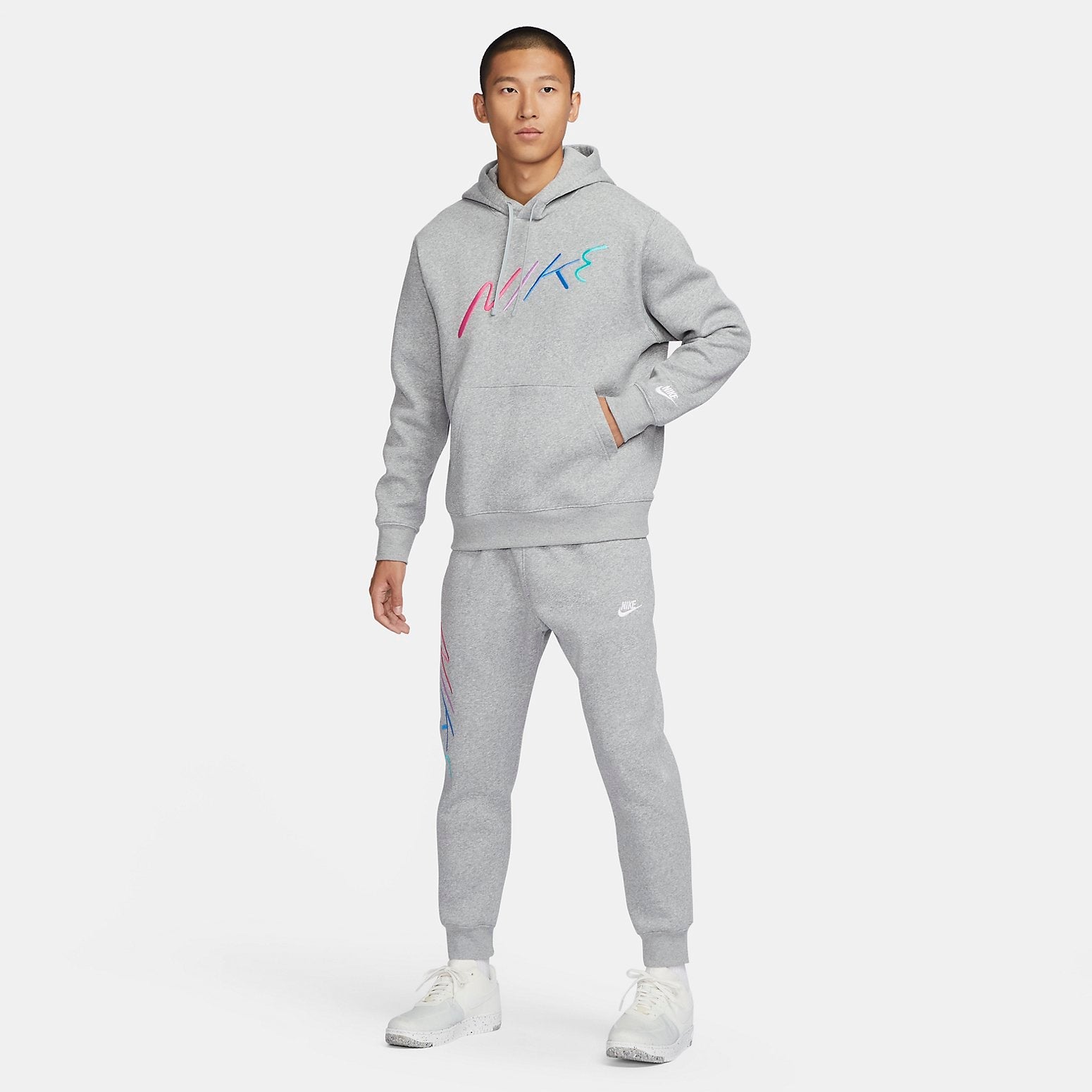 Nike Club Fleece Hoodie 'Grey' FB7489-063