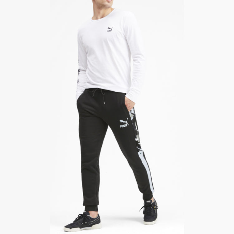 PUMA T7 Track Pants AOP TR 'Black White' 595964-61