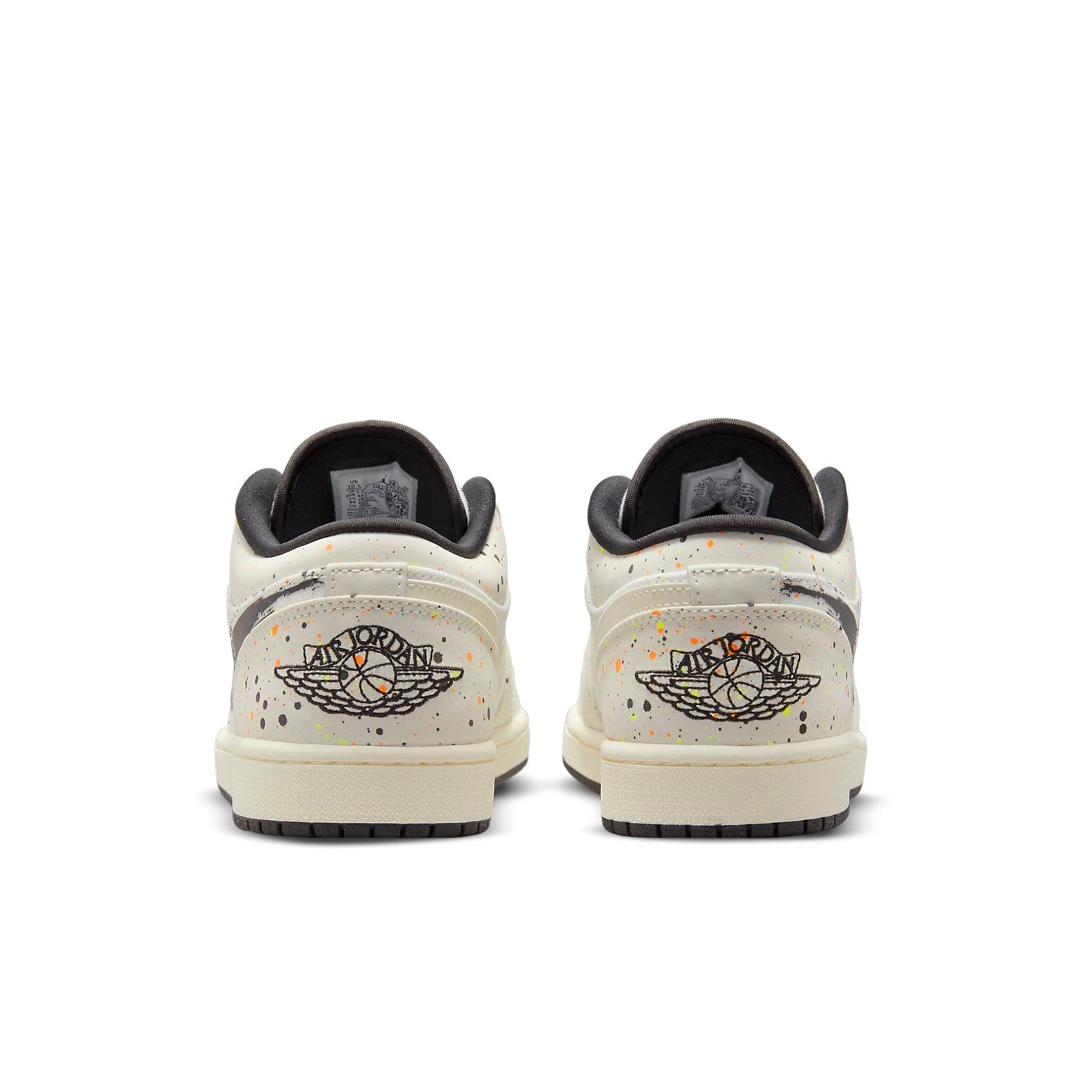 Air Jordan 1 Low 'Brushstroke Swoosh - Paint Splatter' DM3528-100