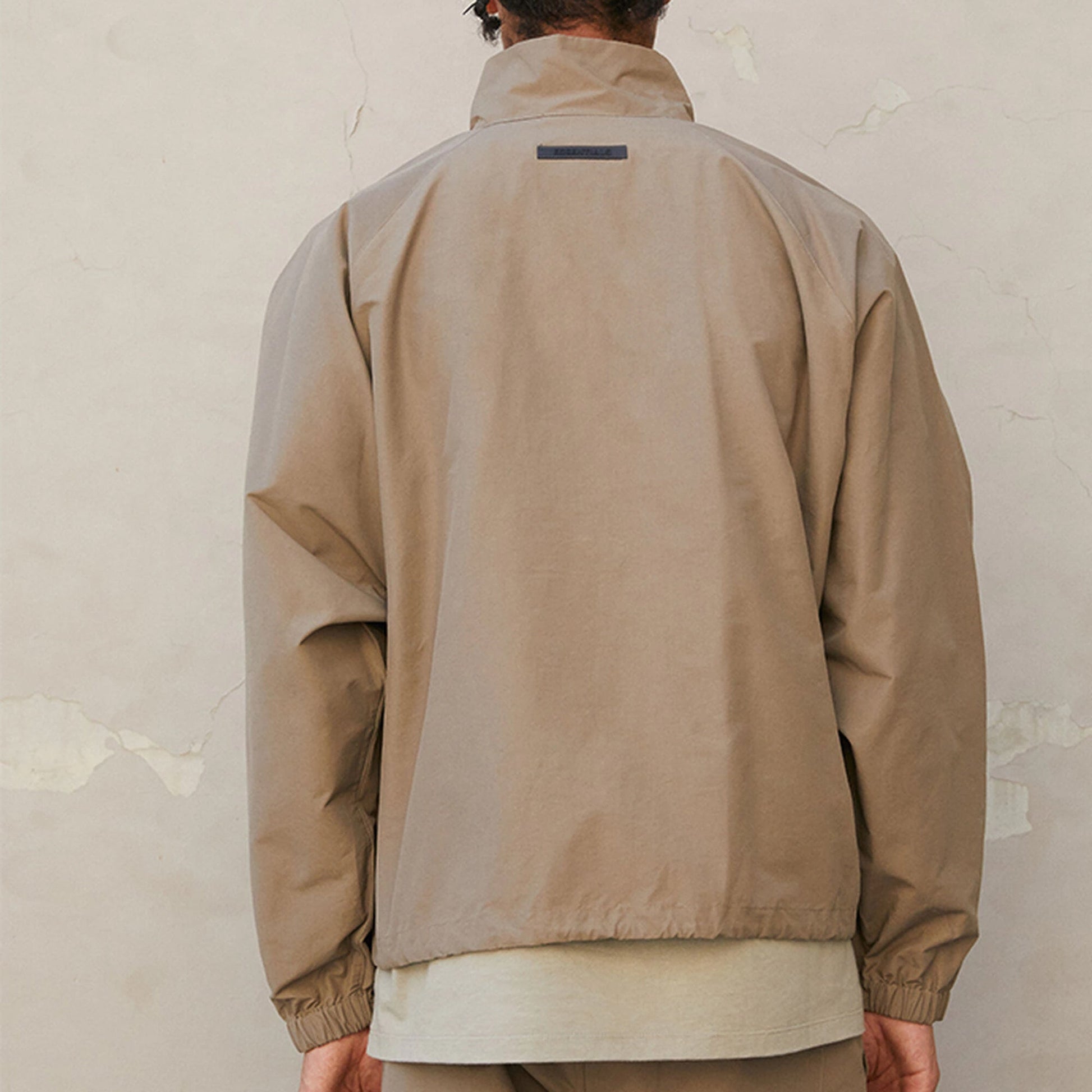 Fear of God Essentials FW21 Half Zip Track Jacket Harvest FOG-FW21-017