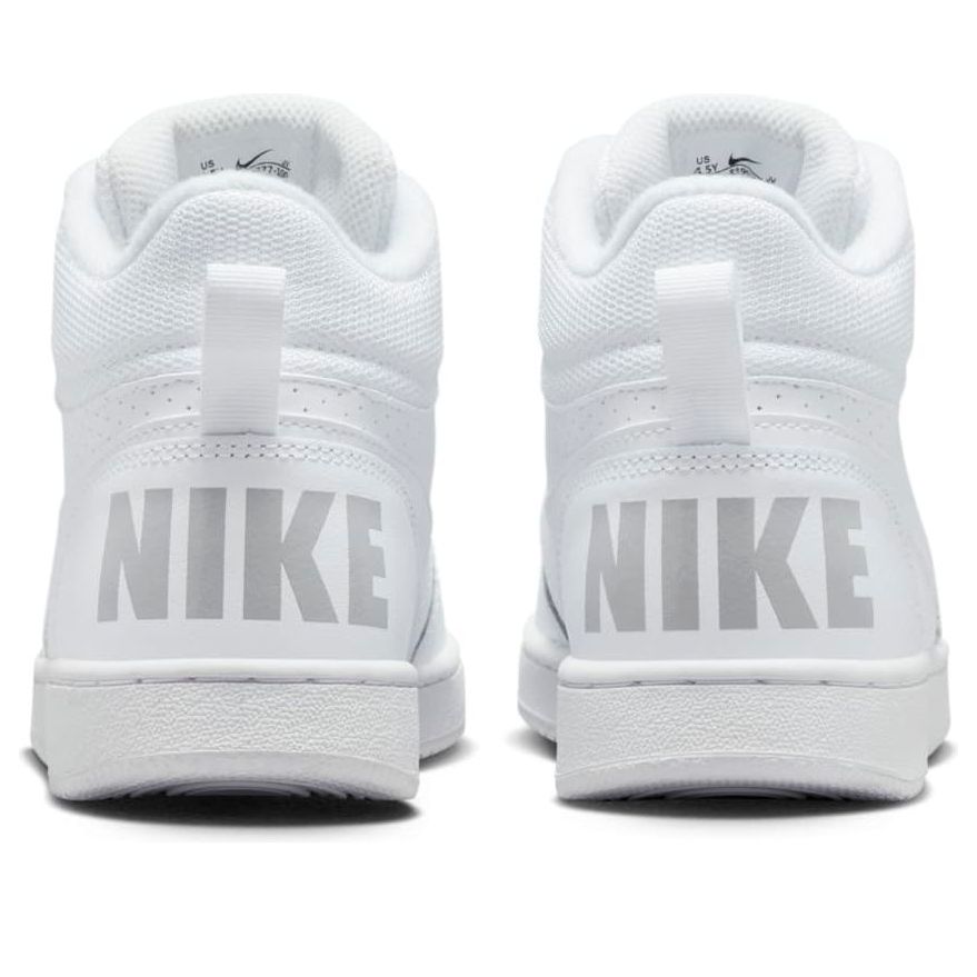 (GS) Nike Court Borough Mid 'Summit White Grey' 839977-100
