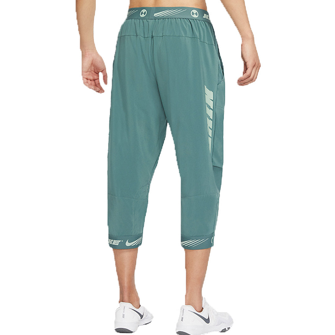 Men's Nike Sport Clash Casual Fitness Training Sports Cropped Pants/Trousers Green CZ1495-387