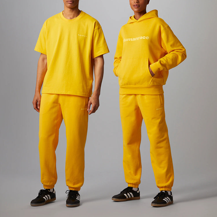 adidas x Pharrell Humanrace Small Logo Sweatpants 'Yellow' HG2685