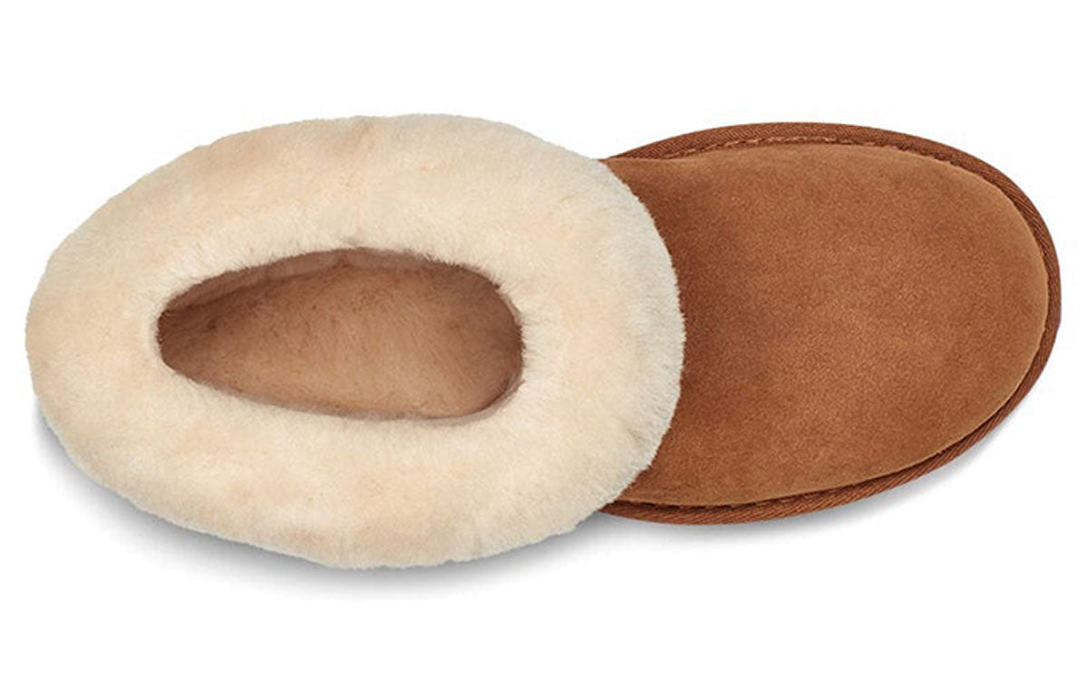 (WMNS) UGG Fluff Mini Belted 'Brown' 1112483-CNAT