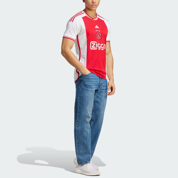 adidas Ajax Amsterdam 23/24 Home Jersey 'White Red' HZ7725