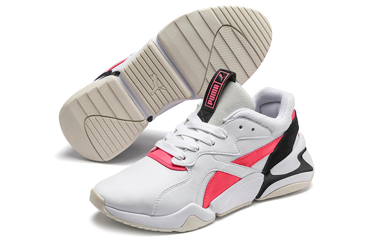 (WMNS) PUMA Nova Pop Shoes White/Red 371723-02