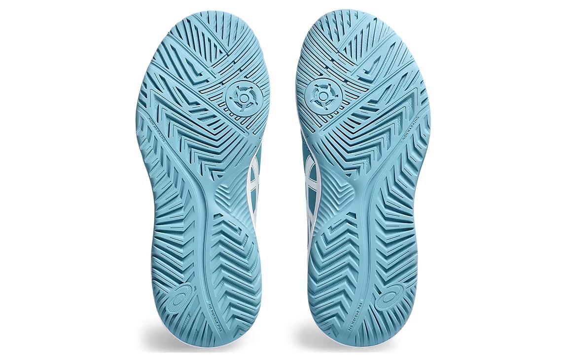 (WMNS) ASICS Gel-Dedicate 8 Wide 'Gris Blue White' 1042A235-400