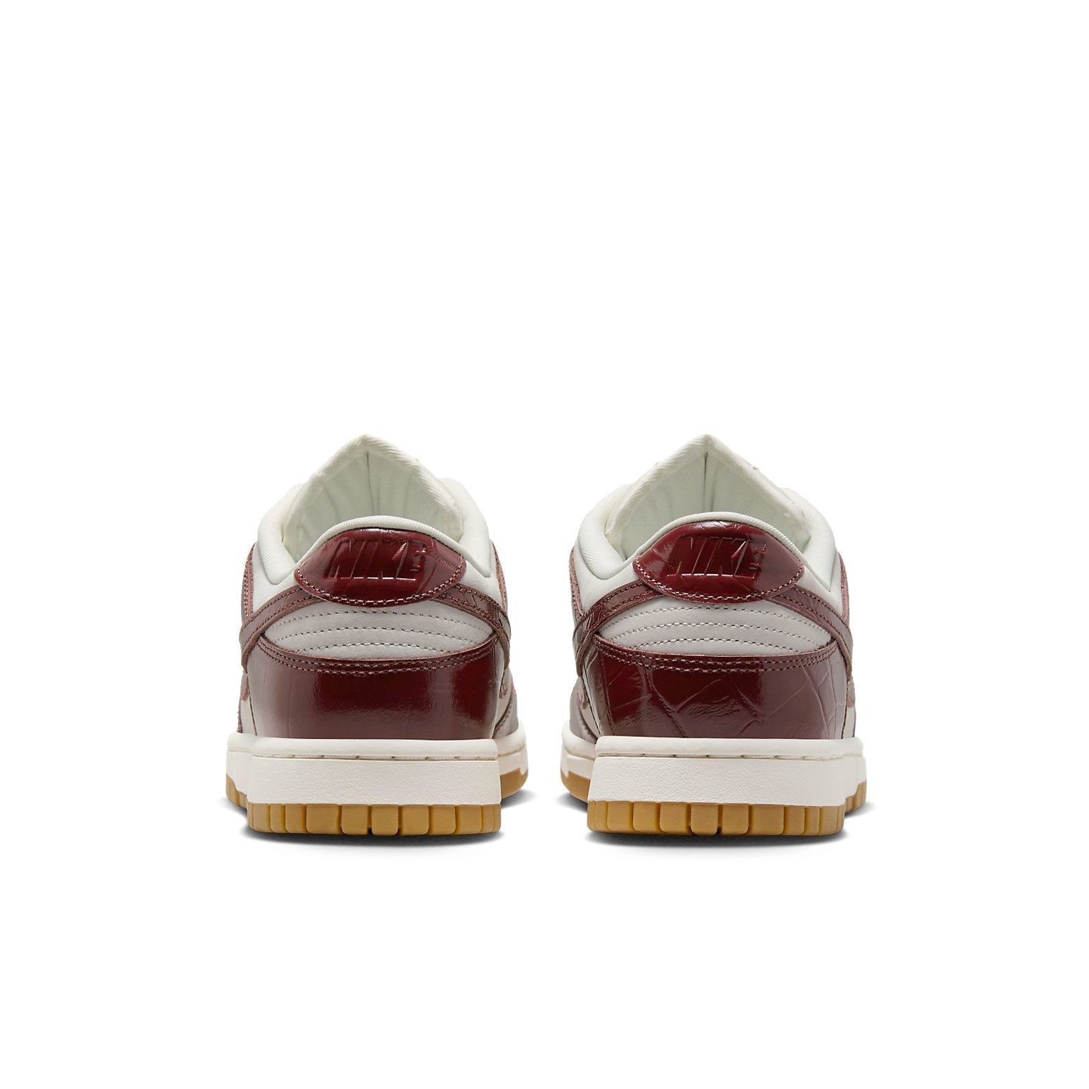 (WMNS) Nike Dunk Low LX 'Dark Team Red Croc' FJ2260-004