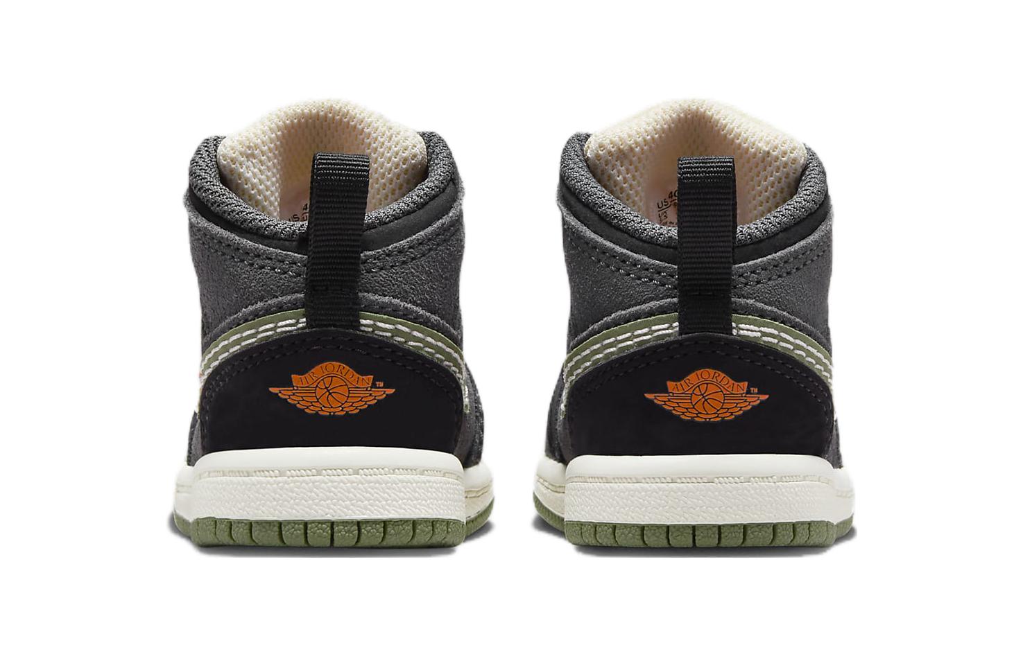 (TD) Air Jordan 1 Mid SE Craft 'Anthracite Light Olive' FD9093-003