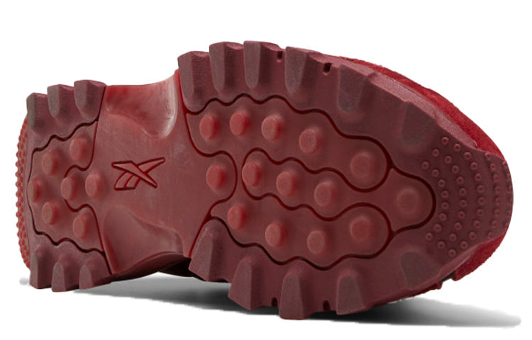 Cardi B x Reebok Classic Leather Crossover Cozy Breathable Low Top Casual Red GW7945