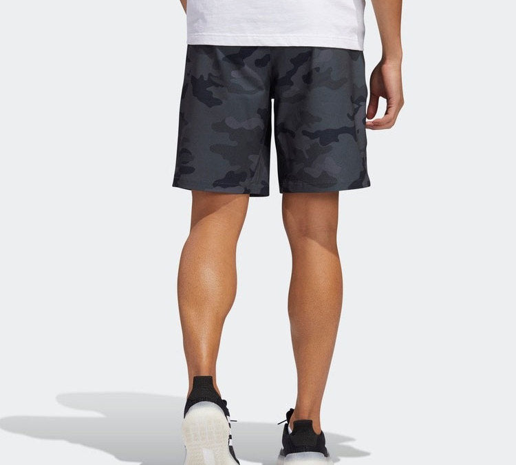adidas M SHORT CAMO Camouflage Casual Shorts Black FT2806