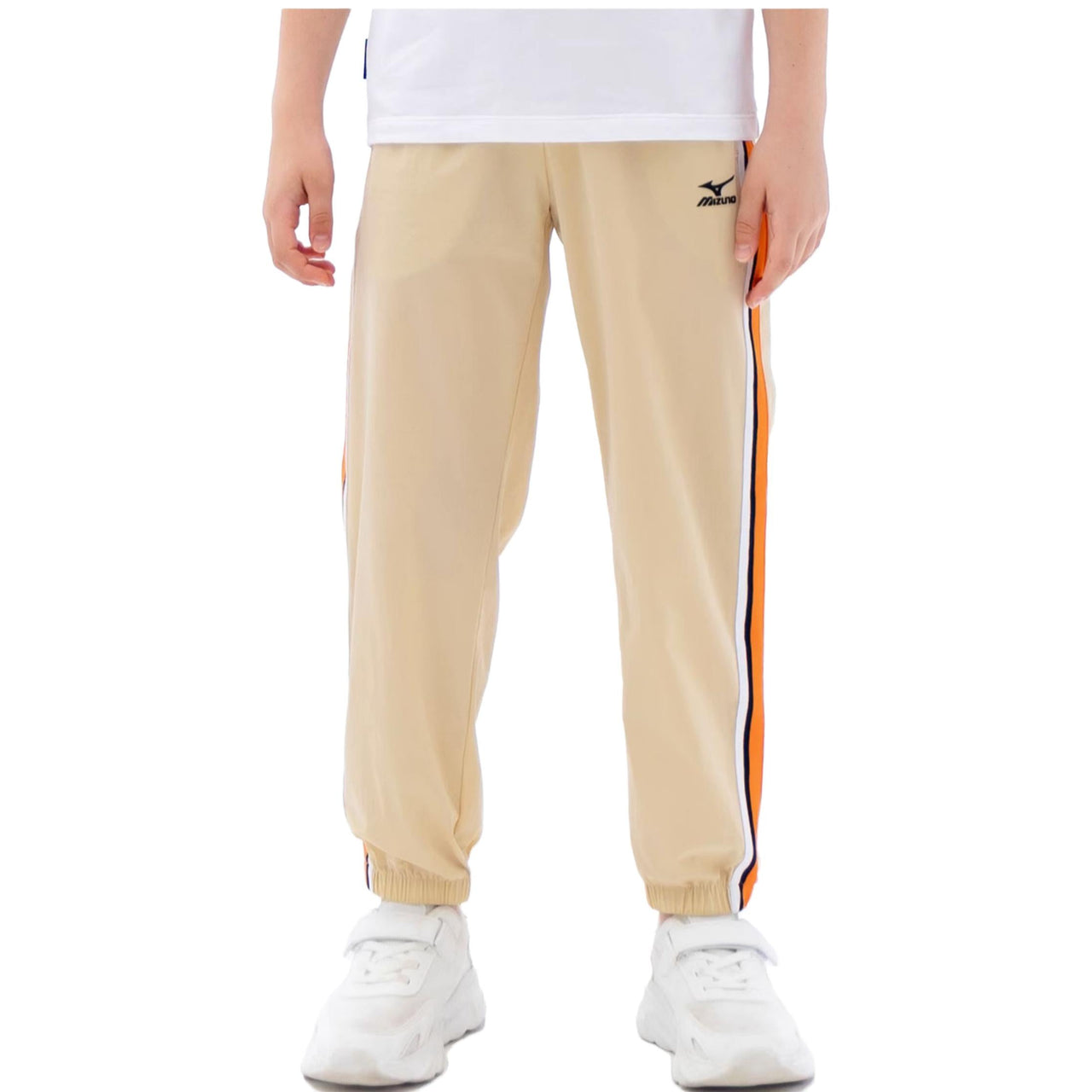 (GS) Mizuno Sportswear Pants 'Beige' CK2132