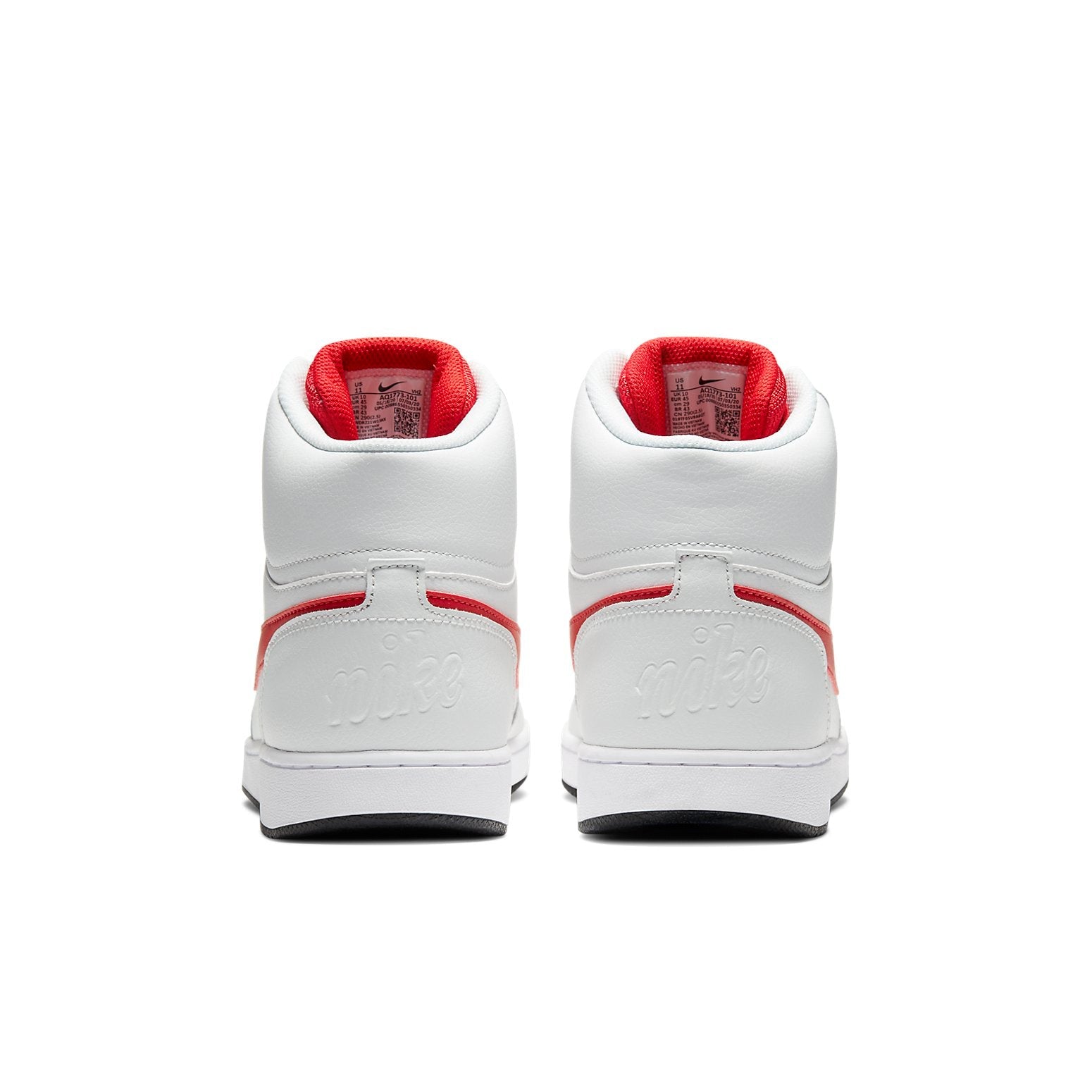 Nike Ebernon Mid White/Red AQ1773-101