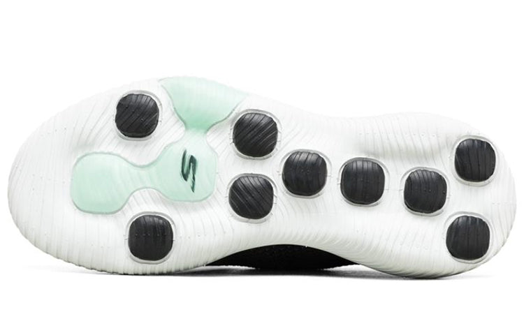 (WMNS) Skechers Go Walk Revolution Ultra Sports Shoes Black/White/Green 667064-BKMN