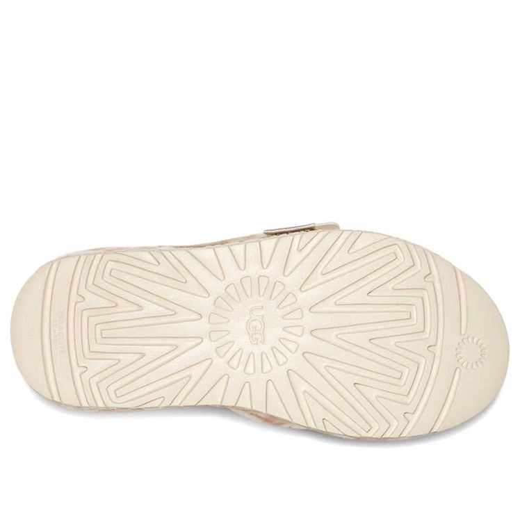 (WMNS) UGG Fluffita Panther Print Slide 'White' 1122556-WHT