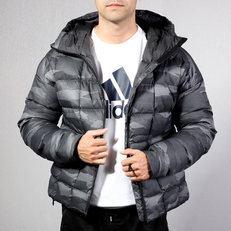 adidas Camouflage Outdoor Stay Warm Down Jacket Black FI2724