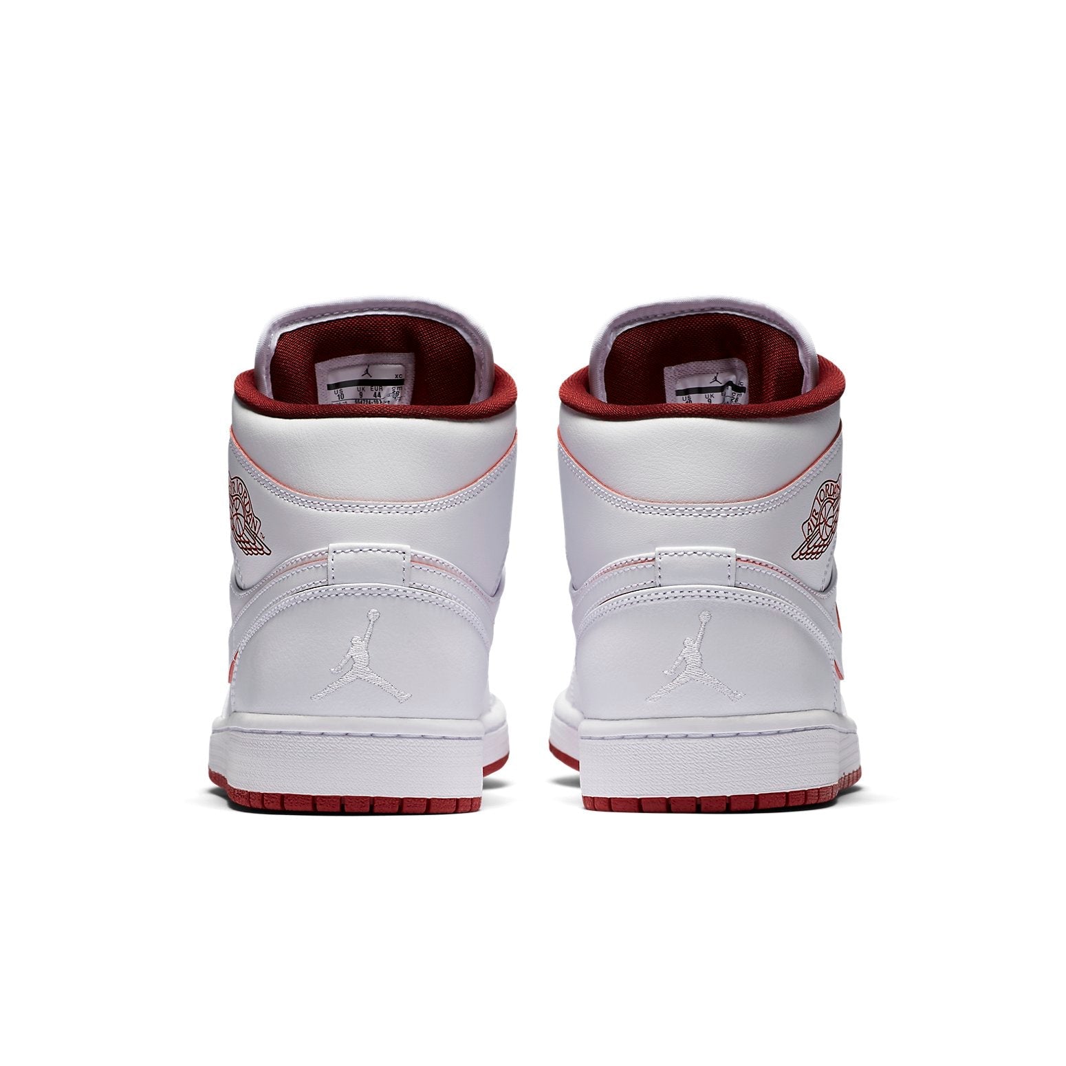 Air Jordan 1 Retro Mid 'White Gym Red' 554724-103
