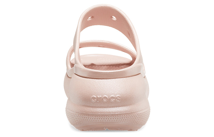 (WMNS) Crocs Classic Crush Shimmer 'Pink' 208602-6TY