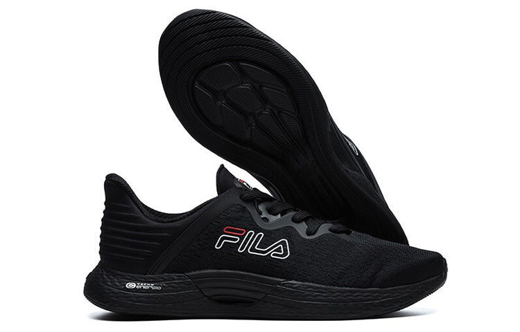 FILA Athletics Side Logo Low-Top 'Triple Black' A12M122104FBK