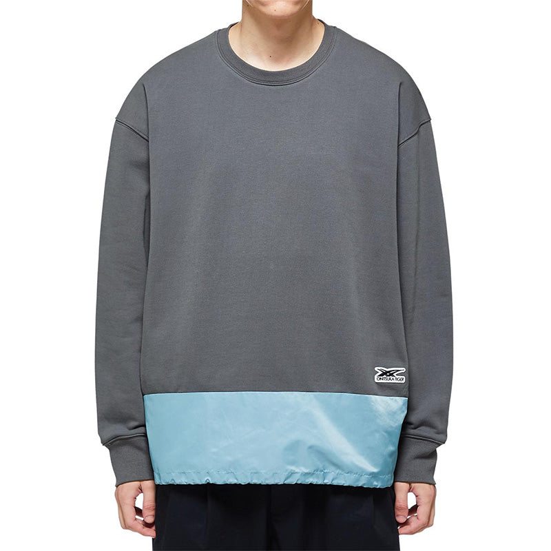Onitsuka Tiger Drawstring T-Shirt 'grey Blue' 2183A767-020
