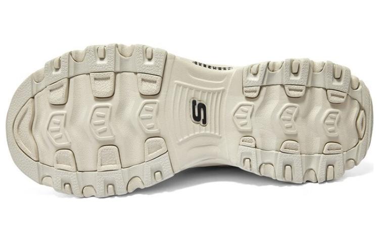 Skechers D'lites 1.0 Marathon Running Shoes 'Beige Black' 894289-NTBK