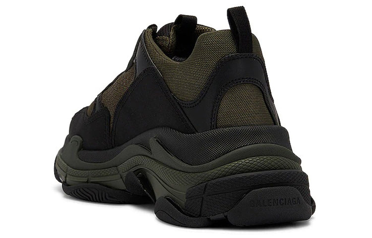 Balenciaga Triple S Sneakers 'Olive Green Black' 536737W2FW24010