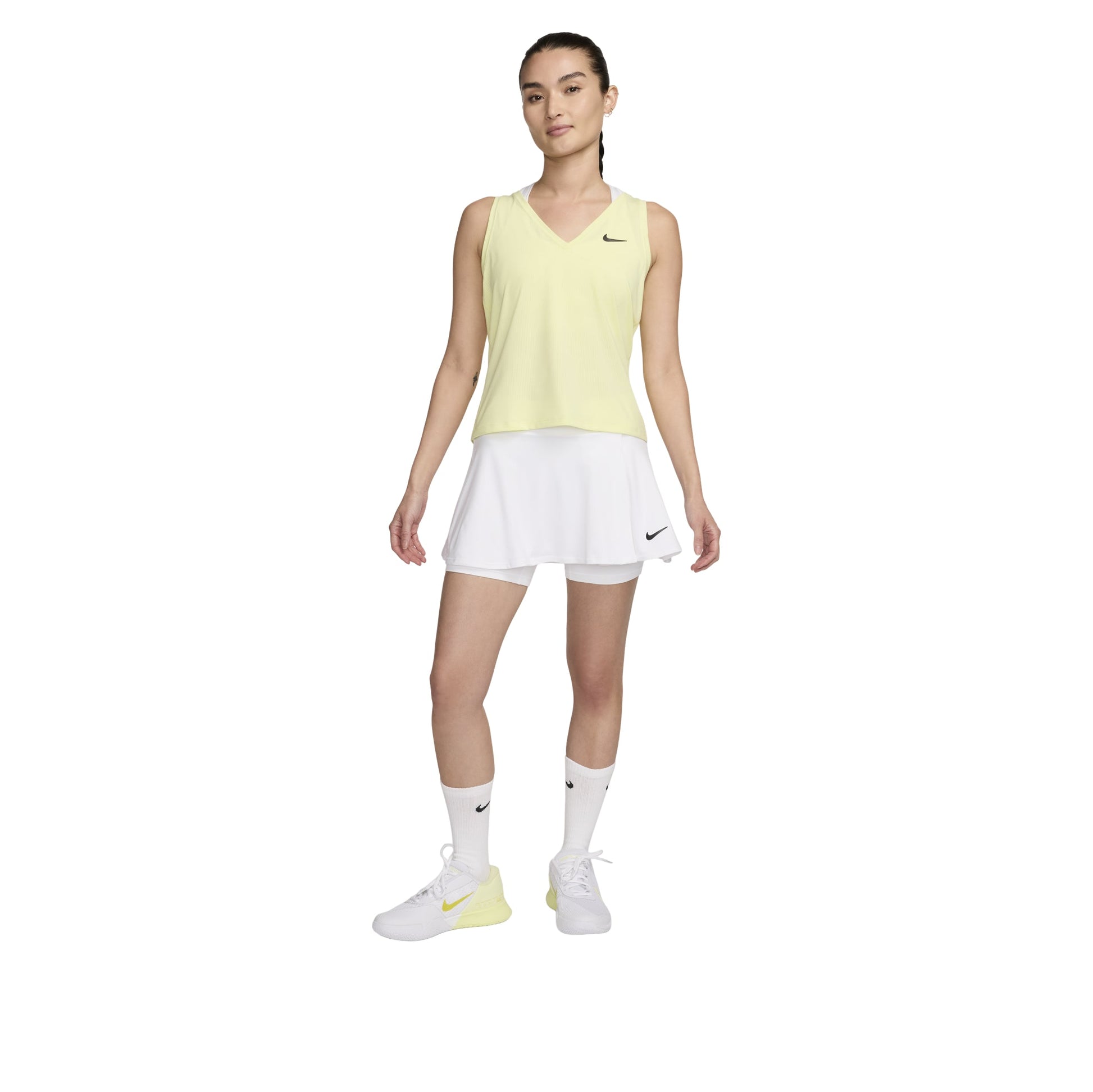 (WMNS) Nike Court Dri-fit Victory Flouncy Tennis Skirt 'White' DH9553-100