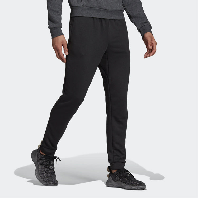 adidas Athleisure Casual Sports Knit Long Pants Black EI5564