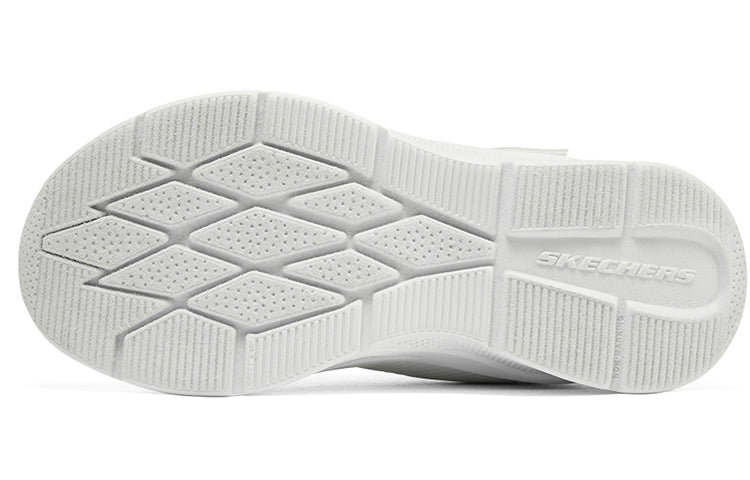 (GS) Skechers Microspec Classmate Cutie 'White' 302607L-WHT