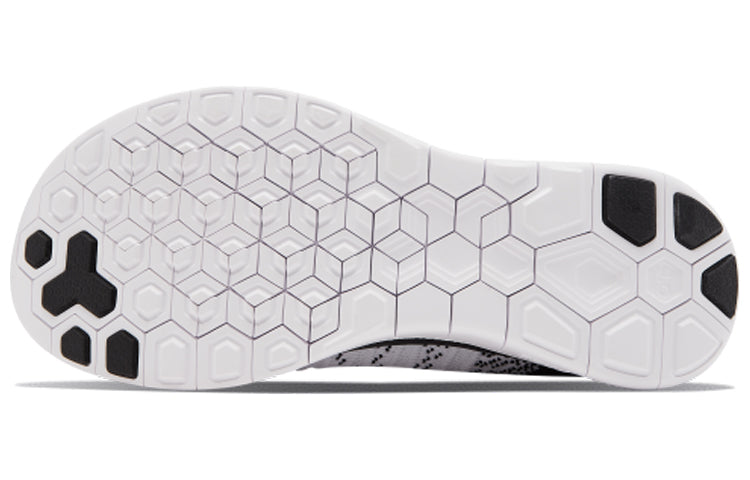 (WMNS) Nike Free Flyknit 4.0 'White Black' 631050-100