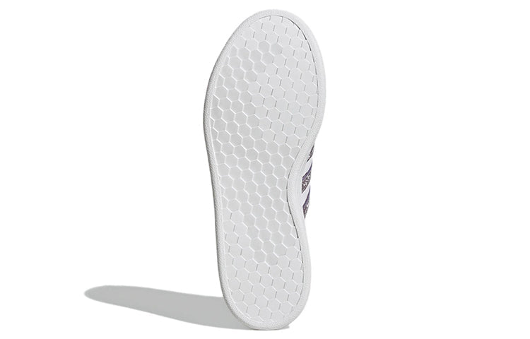 (WMNS) adidas Grand Court Base Beyond 'White Matte Purple Metallic' GW9247