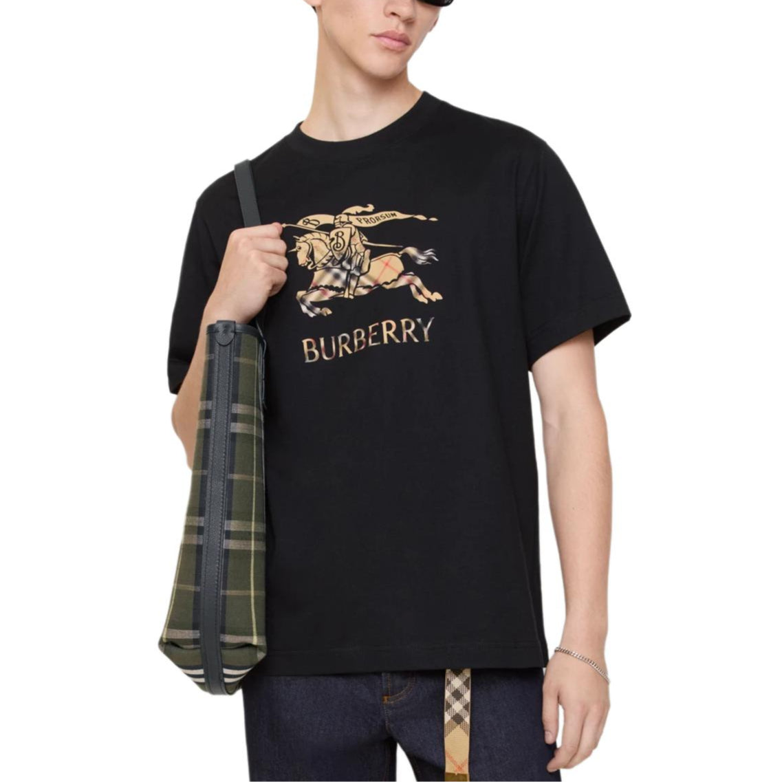 Burberry 26 EKD Ombré Cotton T-shirt 'Black' 81190131
