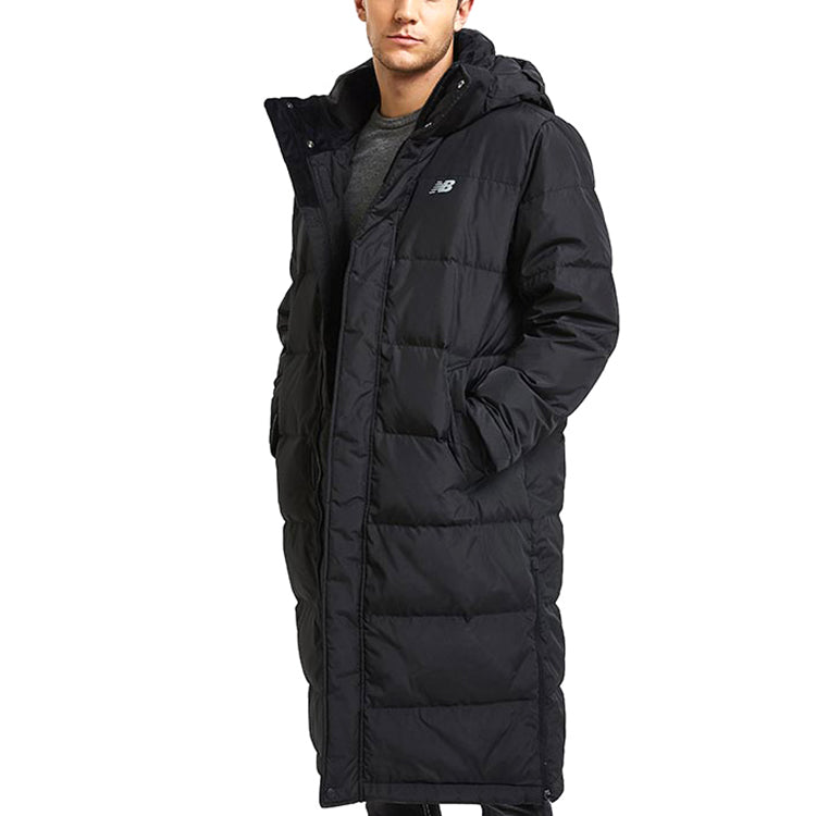 New Balance Long Cut Hooded Coat Asia Sizing 'Black' NP84V023-BK