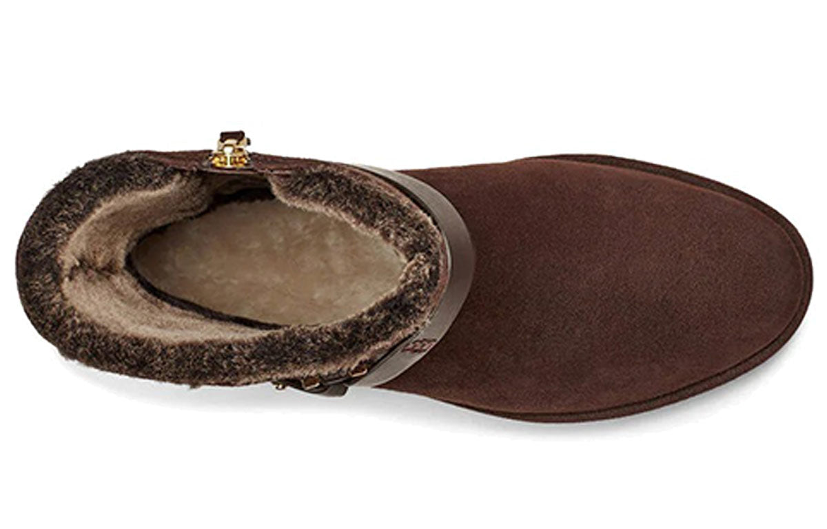 (WMNS) UGG Classic Berge 'Dark Brown' 1107521-DRS