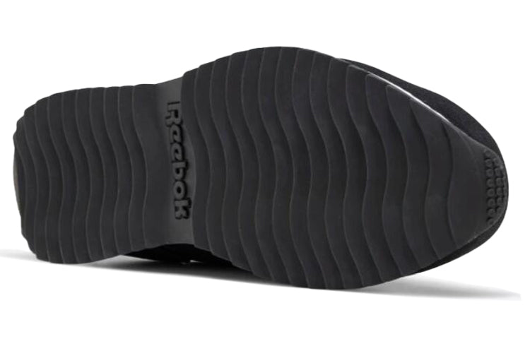 Reebok Royal Glide Ripple Clip Sport Shoes Black EF7712