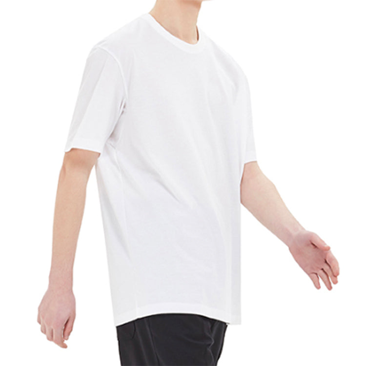 Men's Y-3 Casual Round Neck Short Sleeve White FN3349