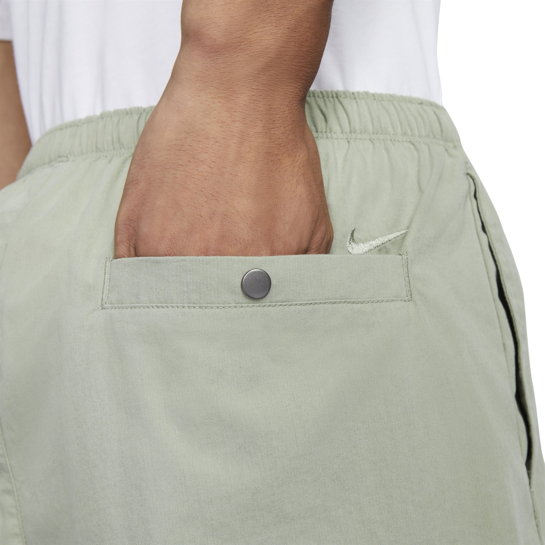 Nike Life Camp Shorts 'Light Green' FN3217-370