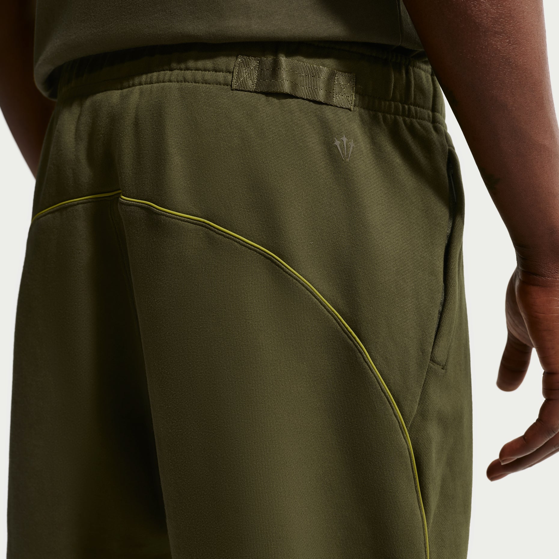 Nike NOCTA Open-Hem Fleece CS Pants 'Moss Medium Olive' HJ6336-390