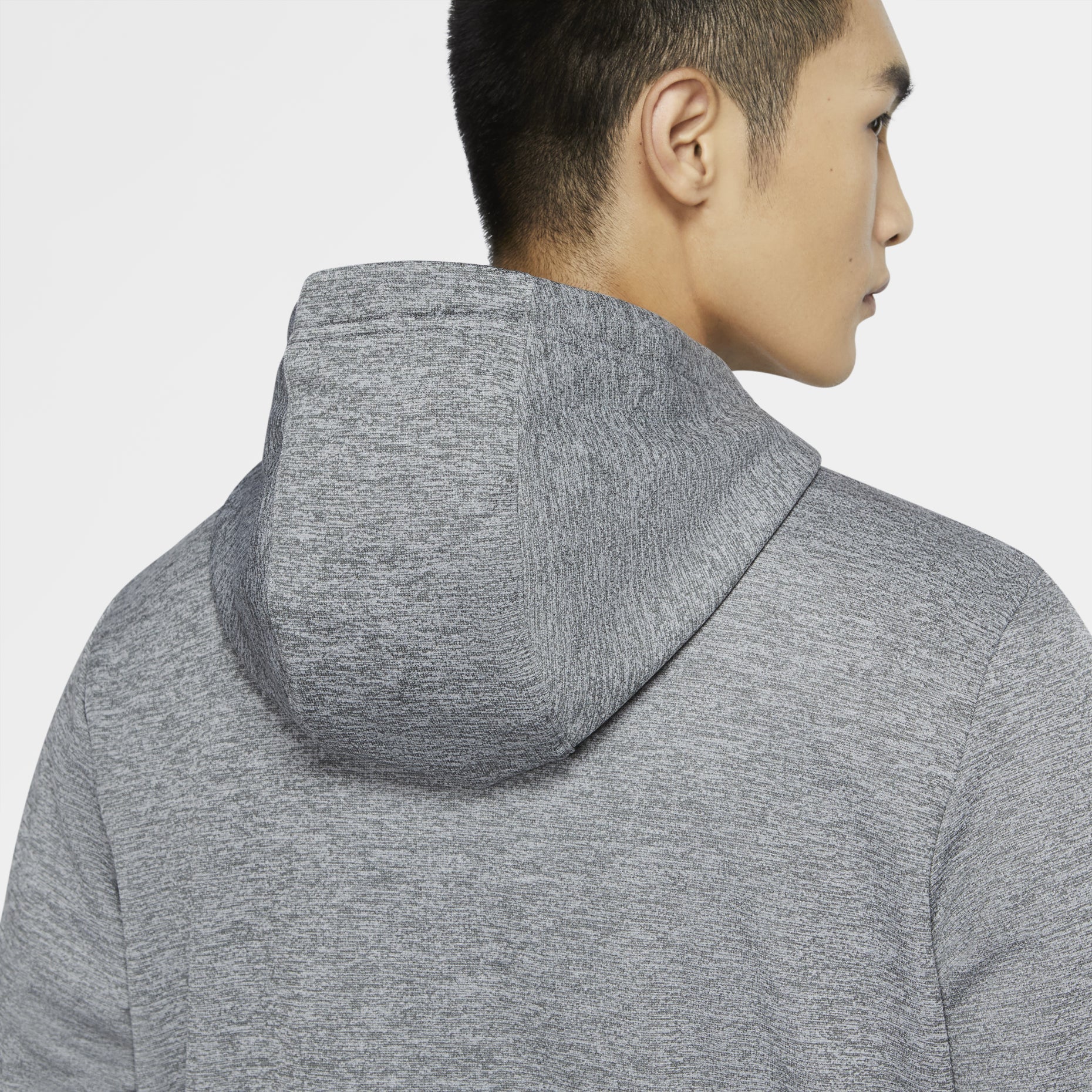 Men's Nike Therma Casual Sports Cardigan Training Fleece Lined Hooded Jacket Gray CU6232-063