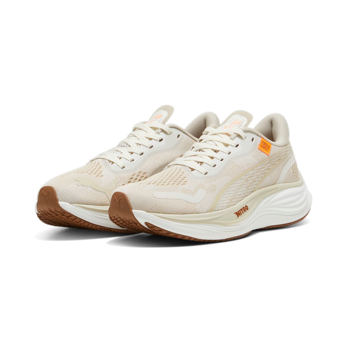 (WMNS) PUMA Velocity Nitro 'Vapor Grey Neon Citrus' 379575-01