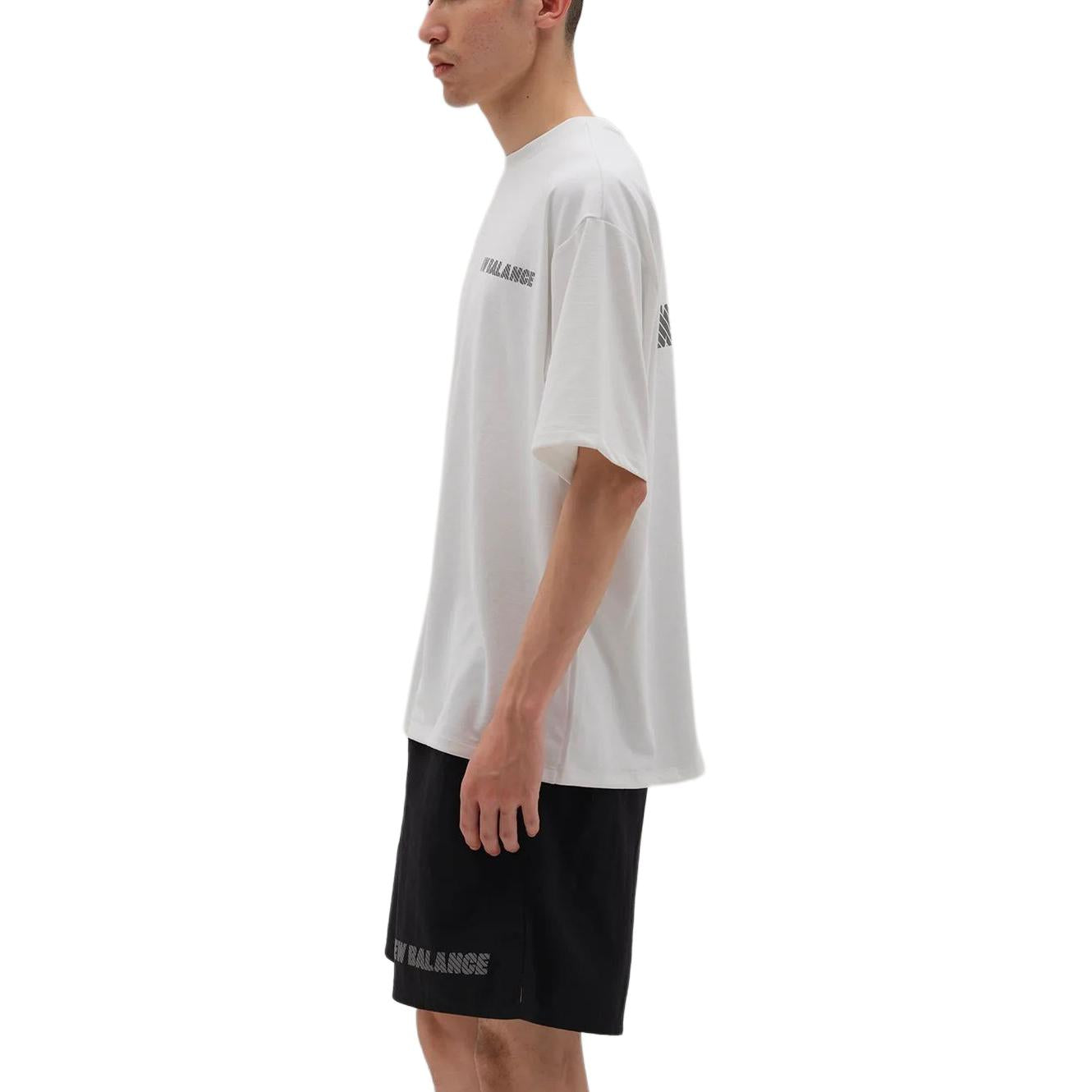 New Balance MET24 Reflection NB Logo T-Shirt Asia Sizing 'White' AMT45005-WT