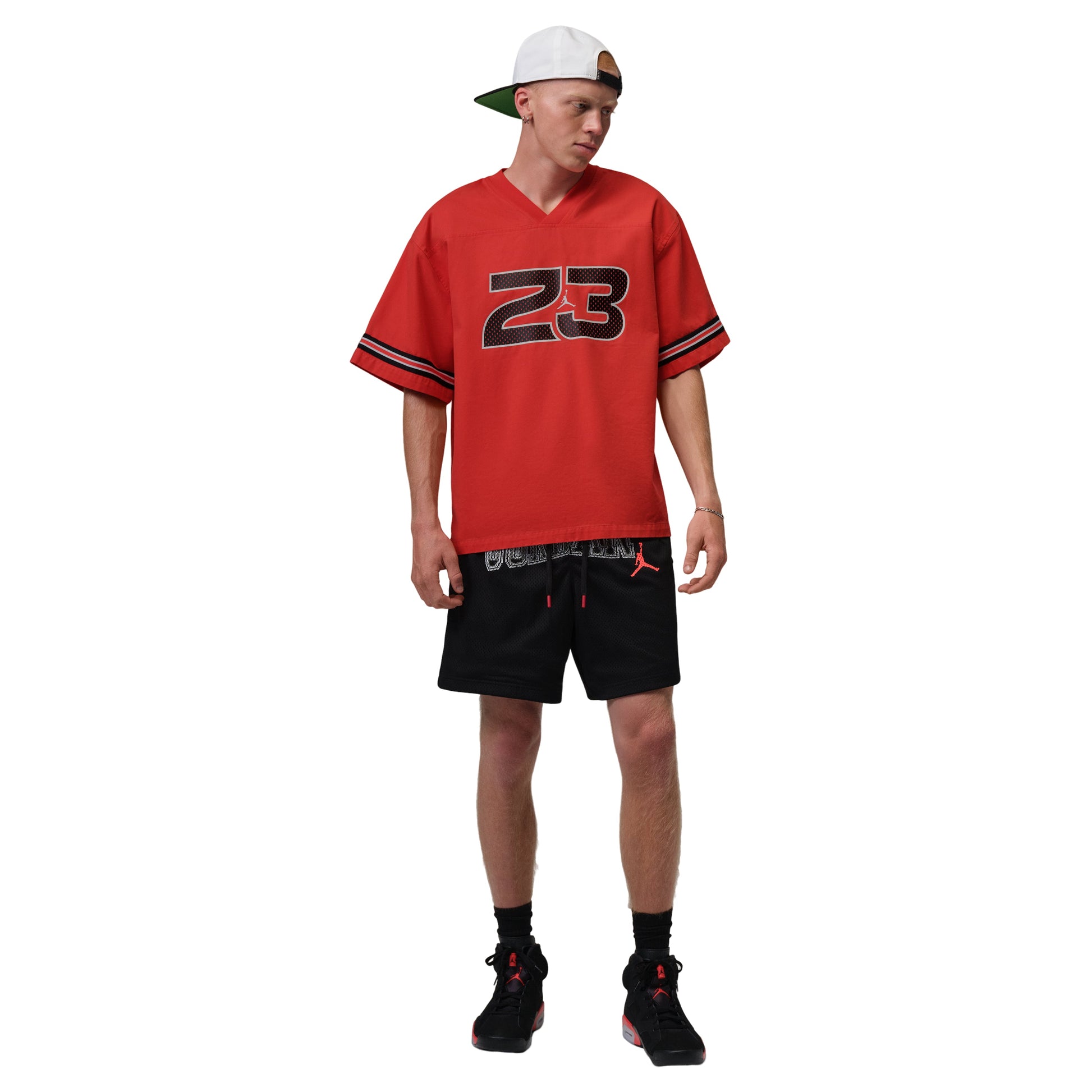 Jordan Brooklyn 18cm Shorts 'Black Infrared 23' IR1485-010