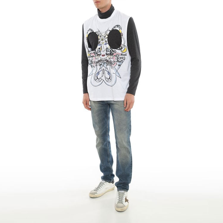 Burberry SS21 Letter Printing Sleeveness Male White 45676351