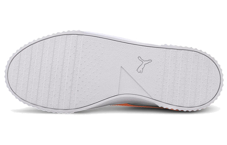 (WMNS) PUMA Carina Leather 'White Orange' 370325-30