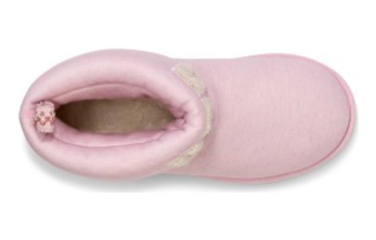 (WMNS) UGG Classic Mini Fur Jersey Cozy Boot 'Pink' 1144290-PNKM