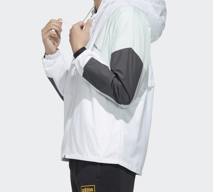 adidas neo M Fav Cb Wb hooded Sports Jacket White GK5878
