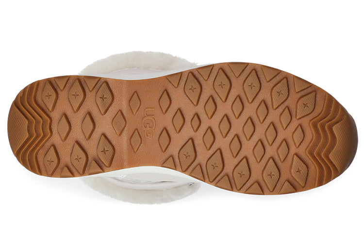 (WMNS) UGG Adirondack III Snow Leopard Snow Boots White 1112311-WHT