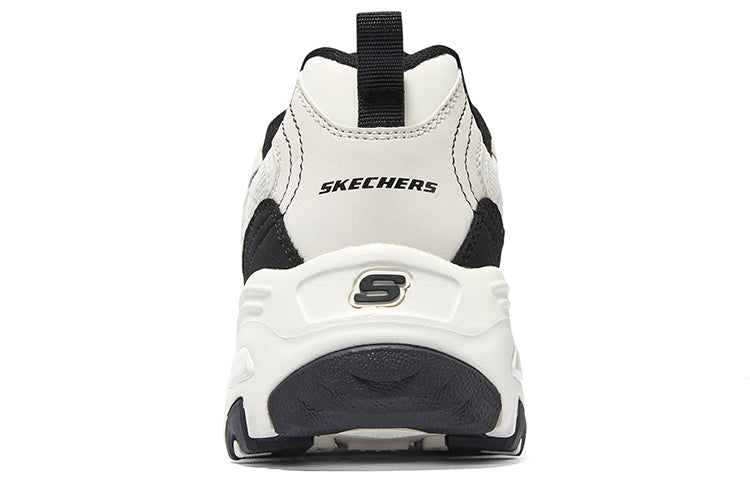 (WMNS) Skechers Arch Fit D'lites 'White Black' 896264-NTBK